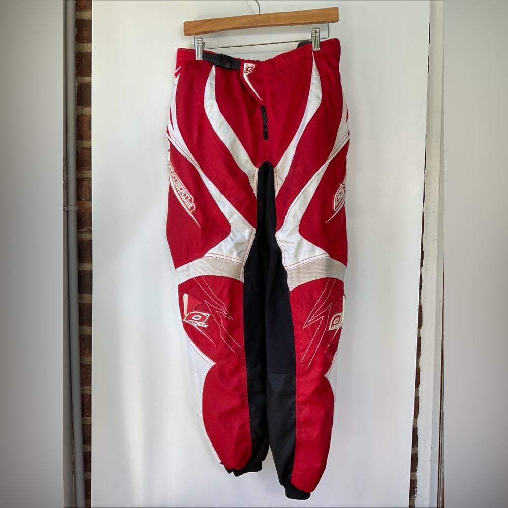 O’Neil MX Element Men's Red/White Motocross Racing Pants Adult Size 32